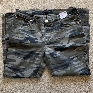 Express camo mid rise ankle legging/jean